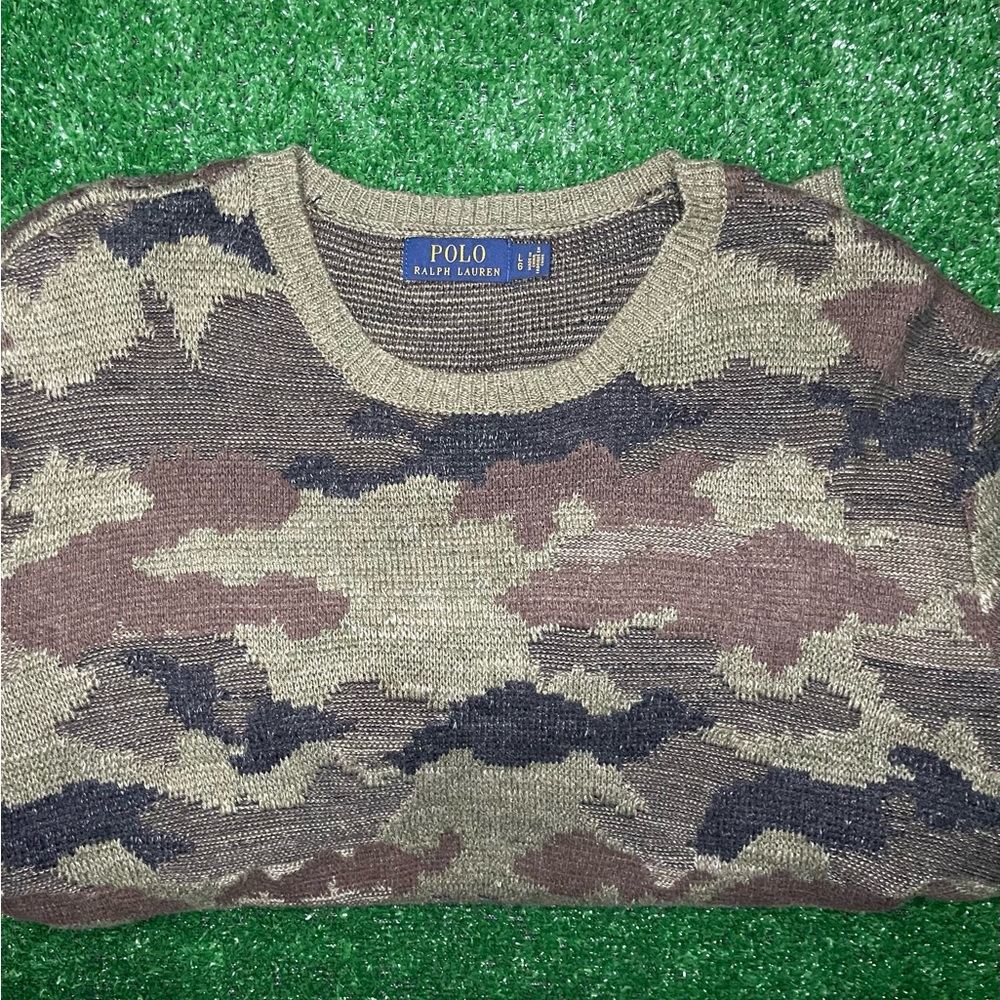 Polo Ralph Lauren Camo Crewneck Sweater